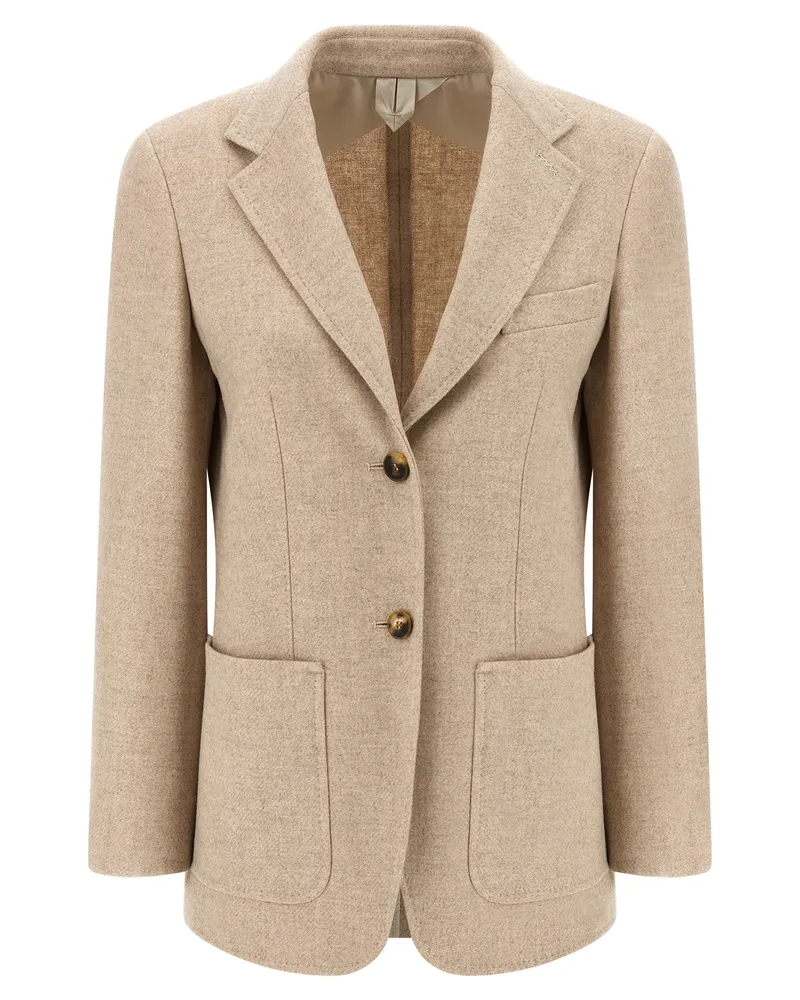 Max Mara Caraffa' Blazer Beige