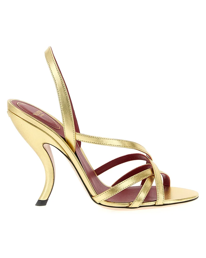 Valentino Garavani Valentino Garavani 'Fetischishique' Sandalen Gold