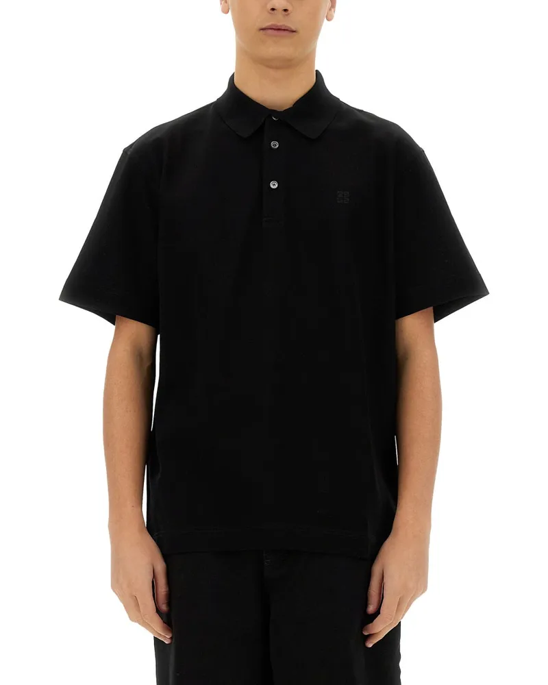 Givenchy Cotton Polo Black
