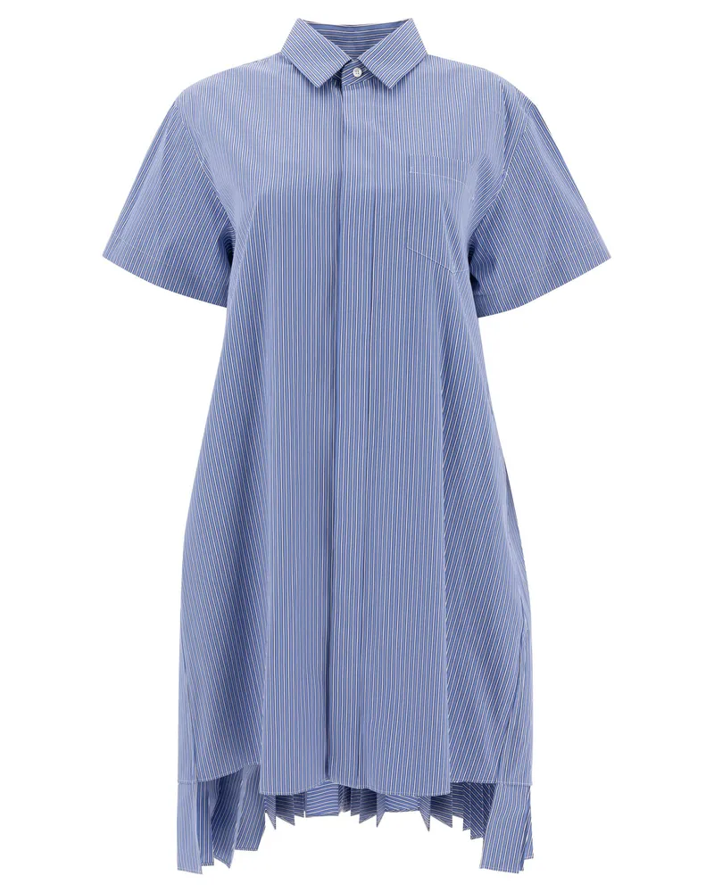Sacai Hemdkleid Blue
