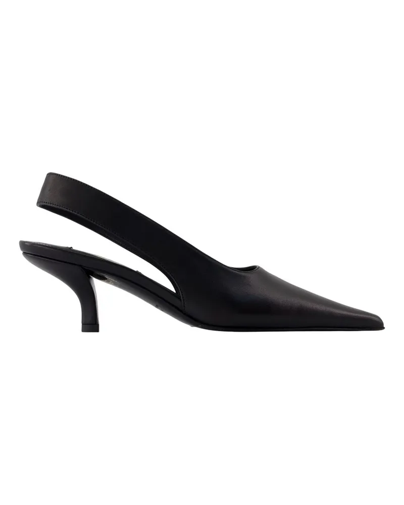 Totême Slingbacks Totem Leder schwarz Black