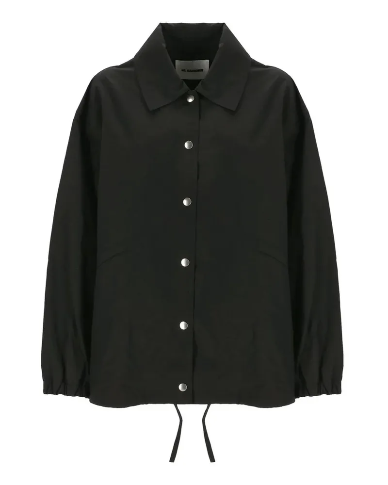 Jil Sander Baumwolljacke Black
