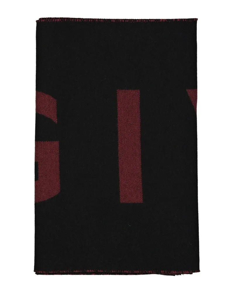Givenchy Schal mit Logo von  aus Wolle Black