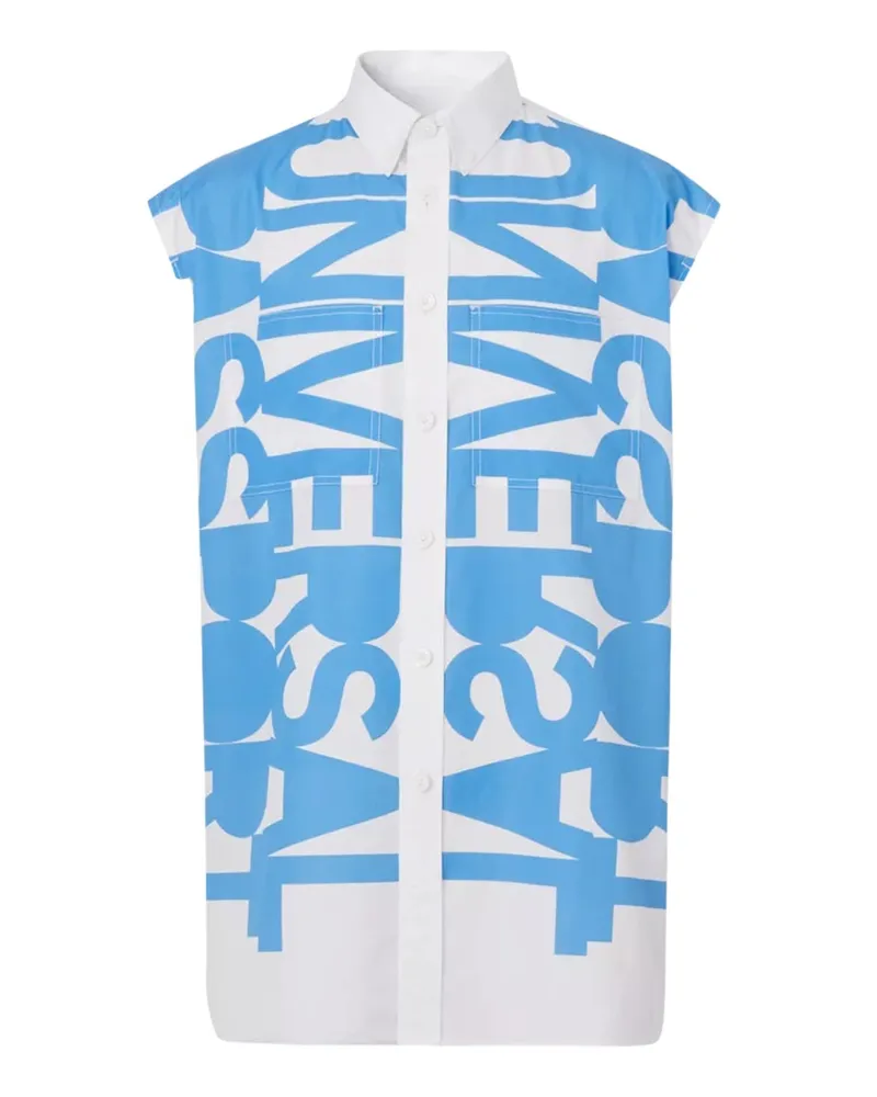 Burberry ärmelloses Hemd Blue