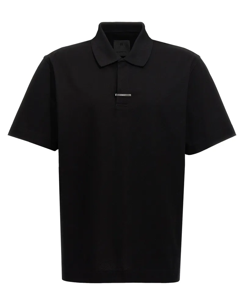 Givenchy Placket' Polo -Hemd Black