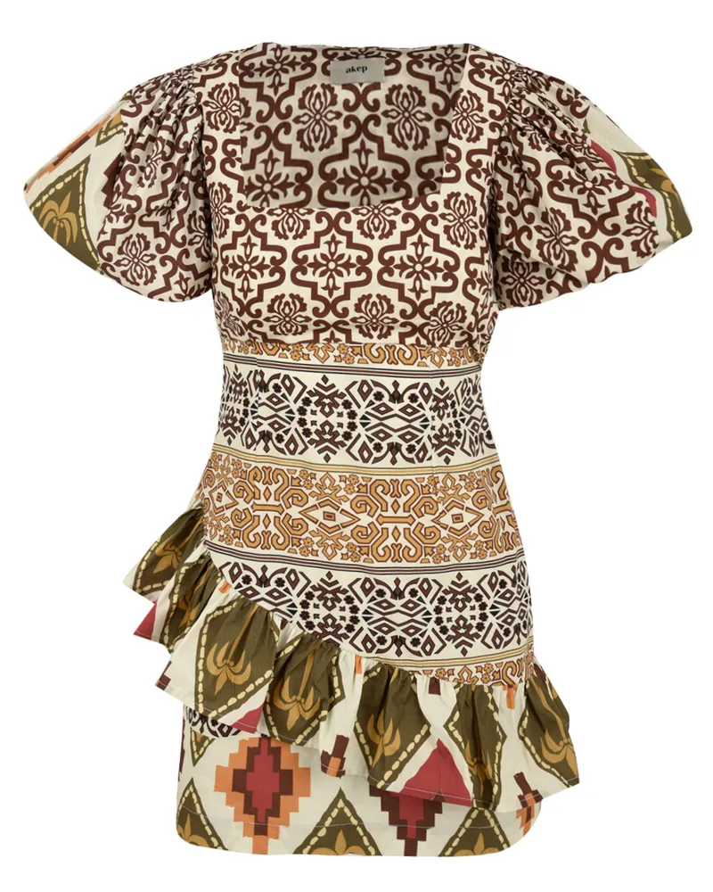 AKEP Kleider Multi -Farbe Multicolour