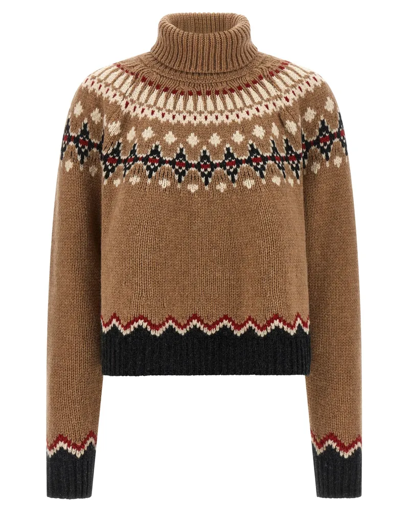 Alanui süßer Winter' Rollkragenpullover Beige