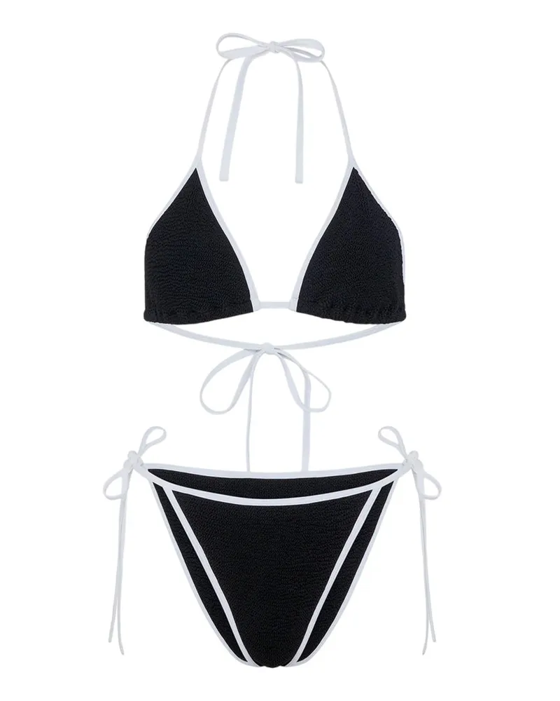 Hunza G Gina Bikini Kontrast Cornflower