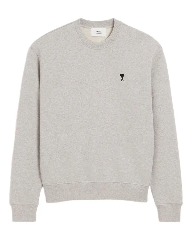 AMI Paris Ami de Coeur Baumwoll -Sweatshirt Light