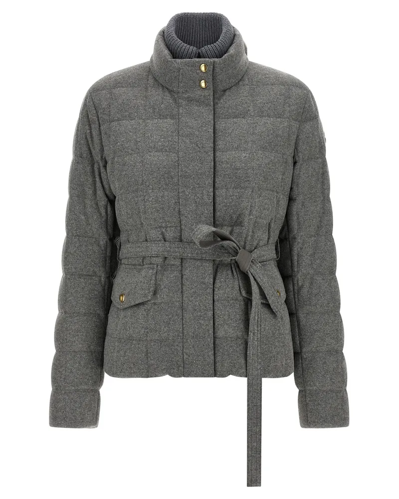 Moncler Bussettes' Down Jacke Gray