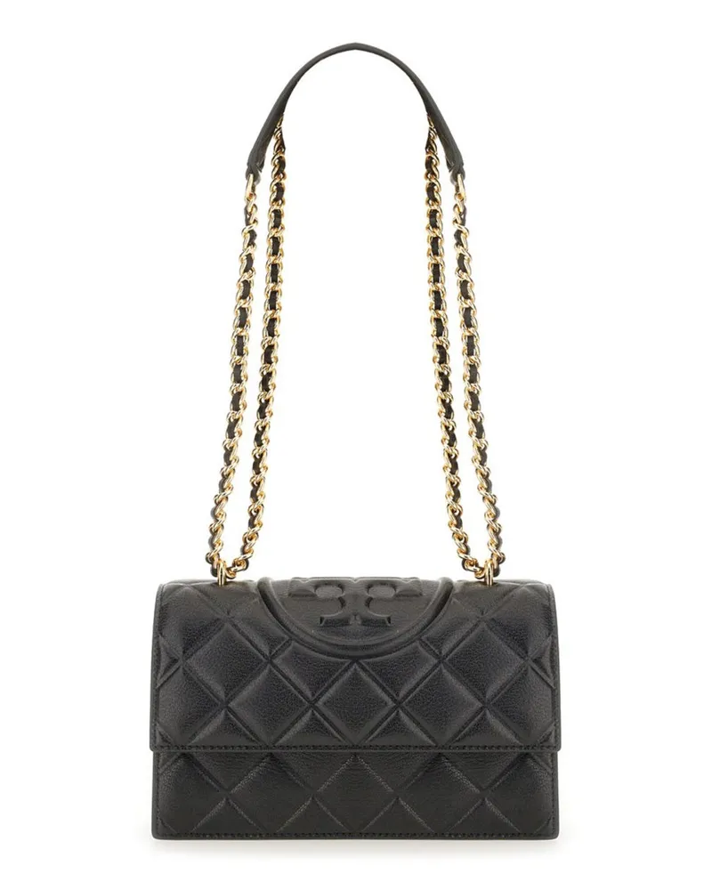 Tory Burch e Umhängetasche "Fleming" klein Black