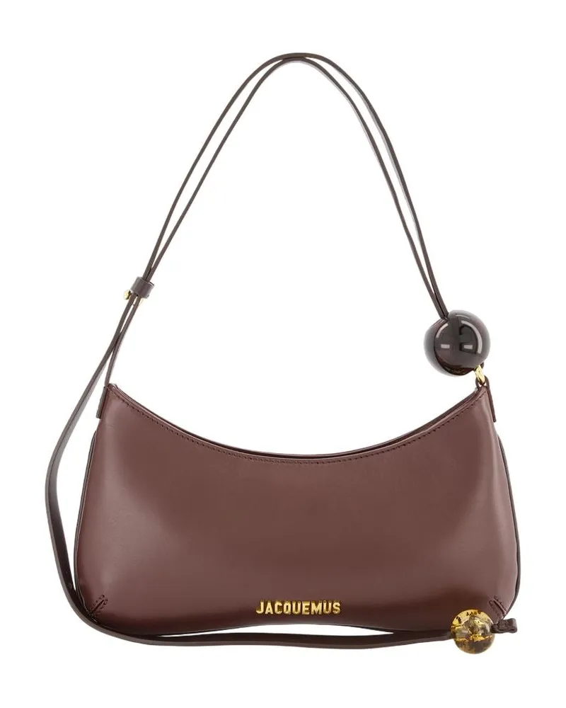 Jacquemus Le Bisou Perle  Leder braun Braun