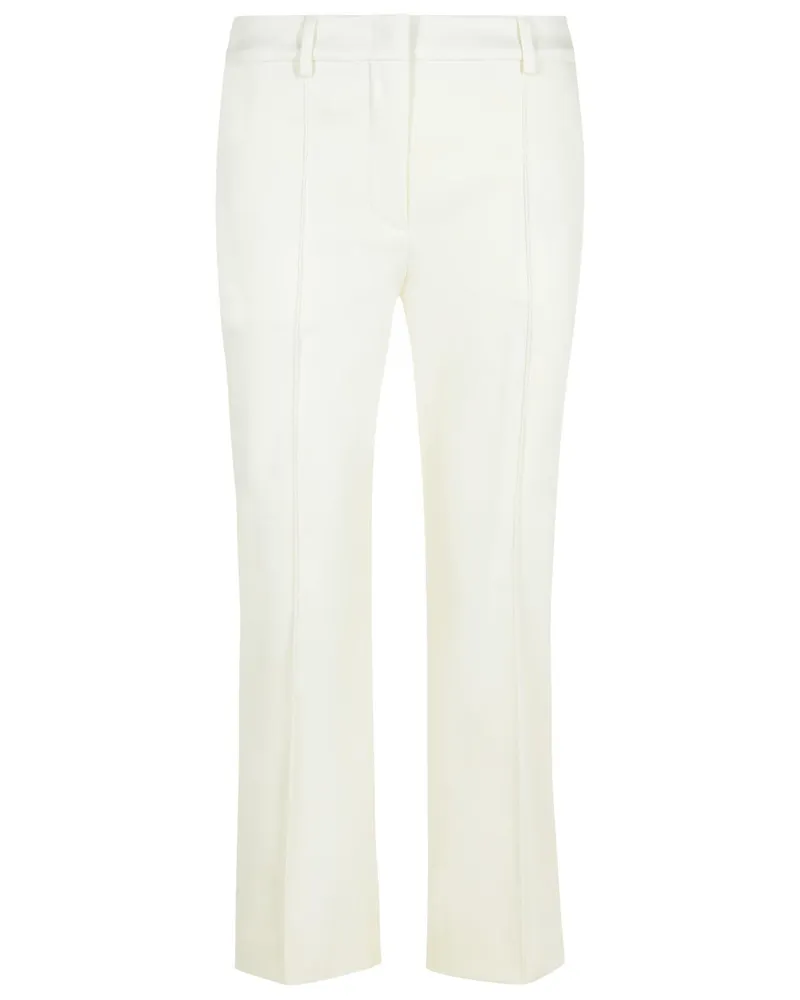 SPORTMAX etna 'weiße Baumwollhosen White