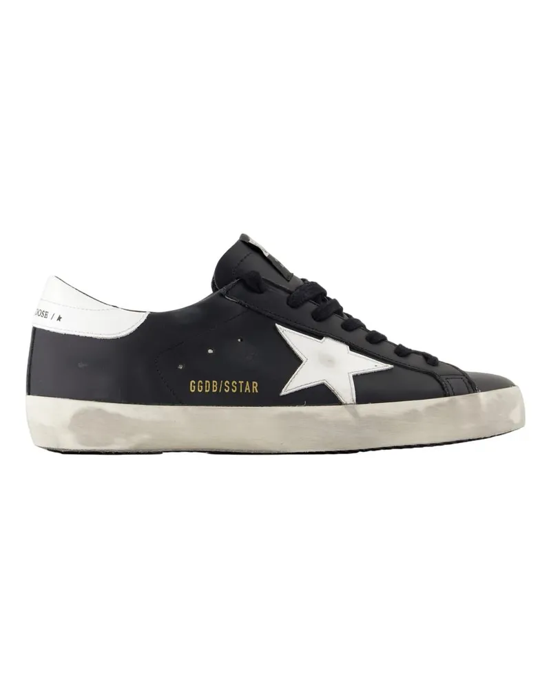 Golden Goose Super Star -Sneaker  Deluxe Marke Leder schwarz Black