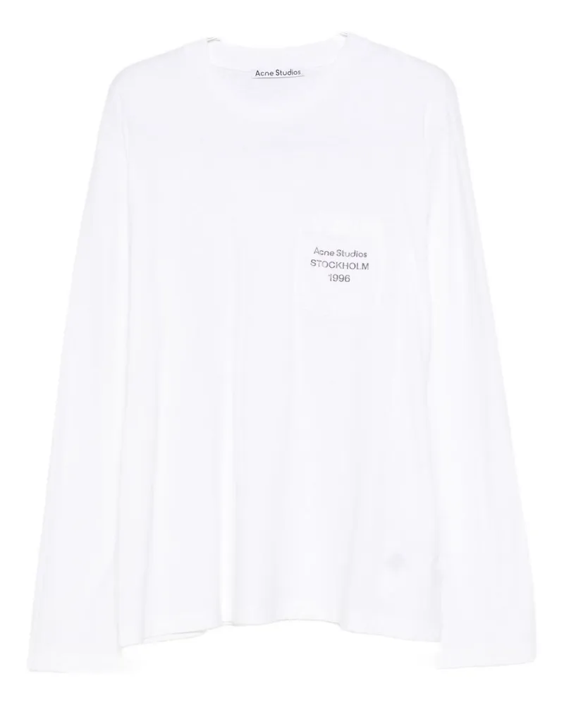 Acne Studios Logo-T-Shirt White