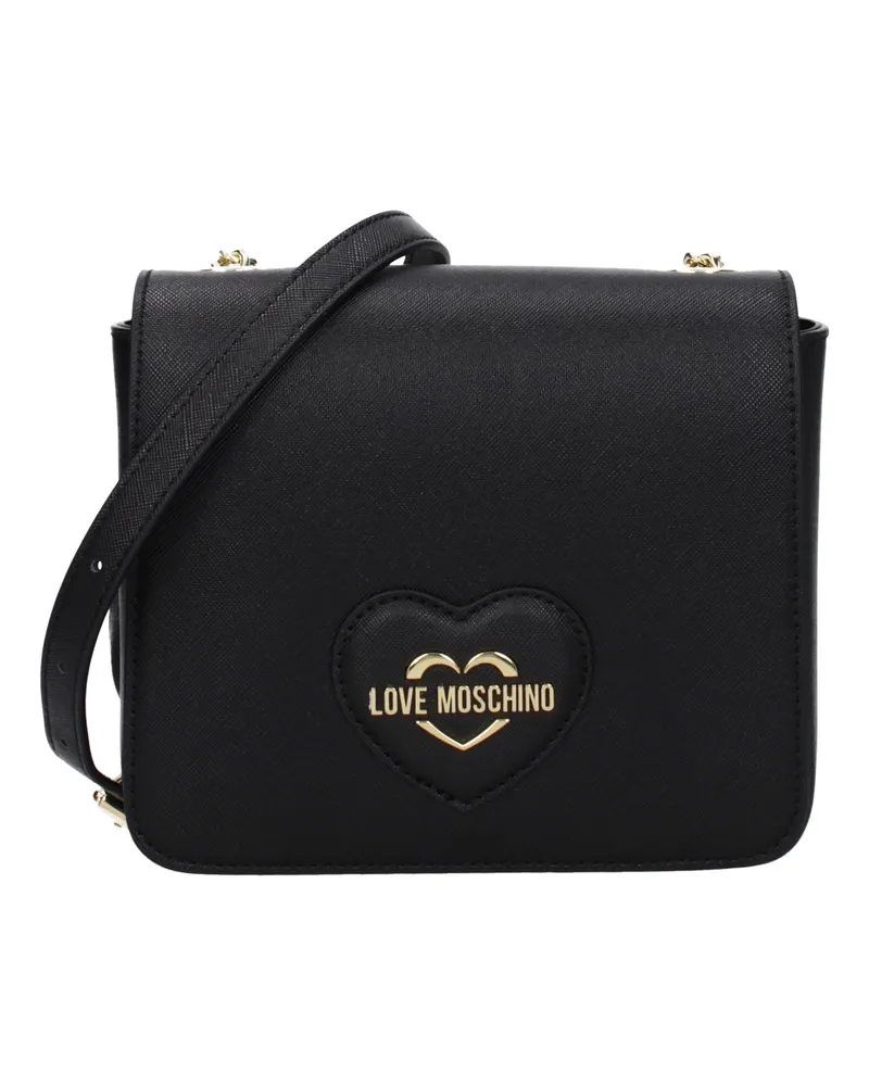 Moschino Damens Umhängetaschen Polyurethan Schwarz -