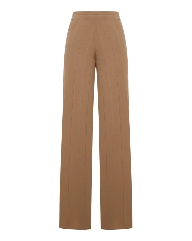 Max Mara Lama Hosen Nocciola