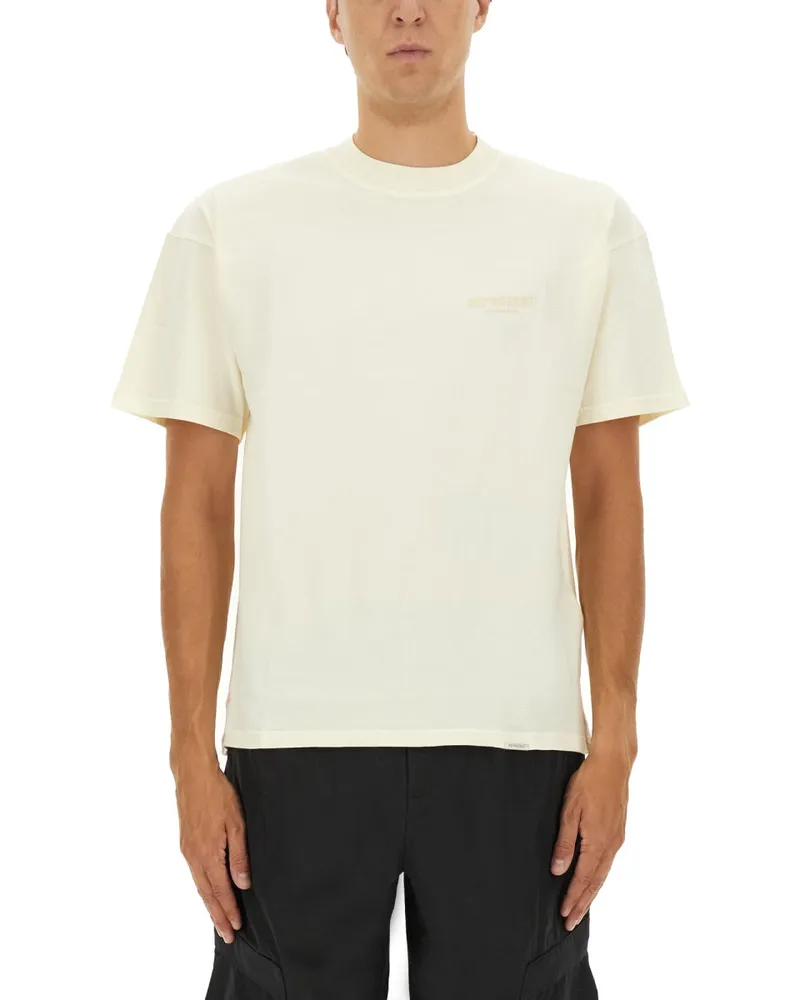 REPRESENT Repräsentieren Sie T -Shirt mit Logo Beige