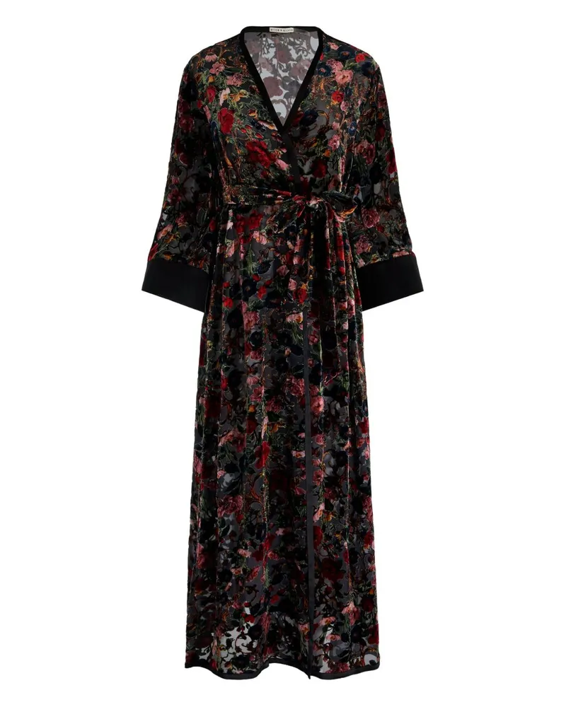 Alice + Olivia Nomi Maxi-Kimono Black