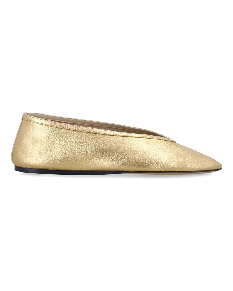 Le Monde Béryl flache Schuhe golden Golden