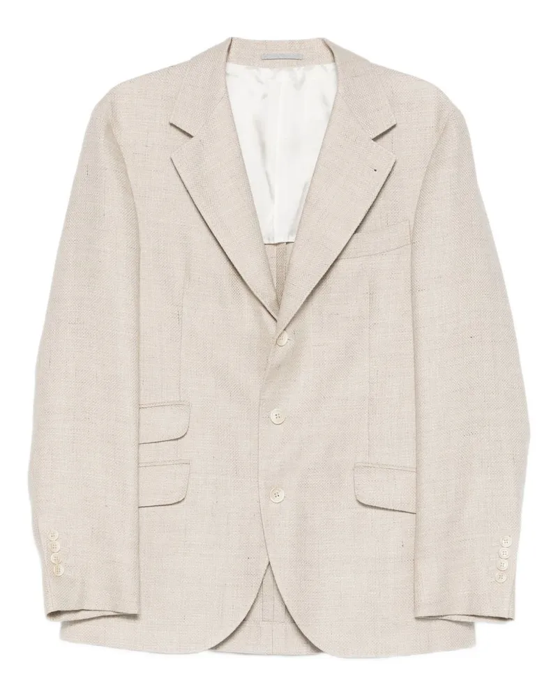 Brunello Cucinelli Einreihige Jacke von Beige