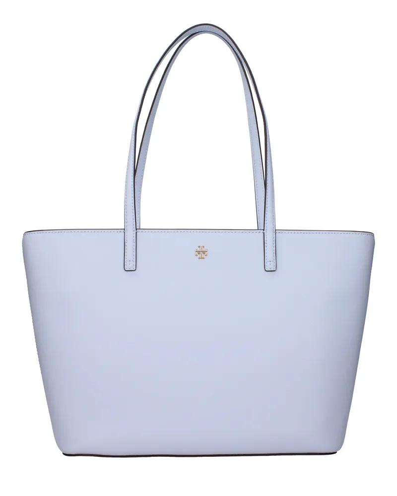 Tory Burch Damens Umhängetaschen Hellblau/Hellblaues Leder -