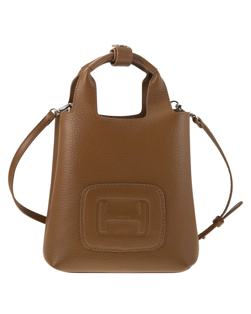 Hogan Shopping Mini H -Tasche Brown
