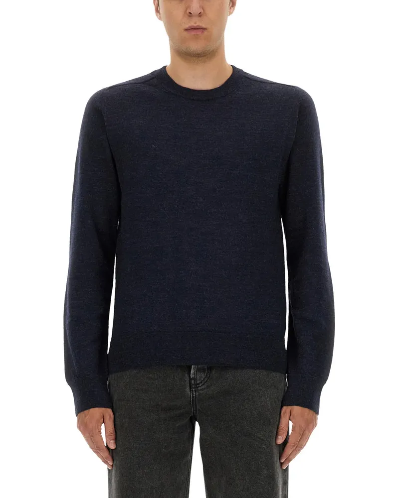 Maison Margiela Wool Jersey Blue