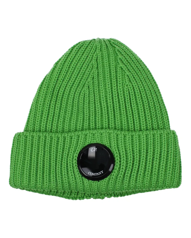 C.P. Company C.P. Firmenmänners Wollmützen Grün/Hellgrün -