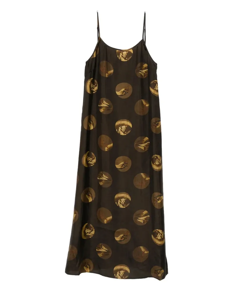 Uma Wang gemustertes Kleid Uw062