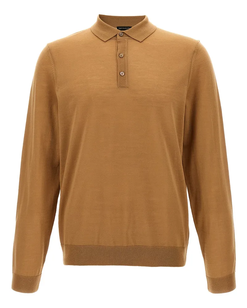 HUGO BOSS Polo Jersey Beige