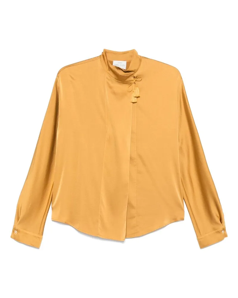 forte_forte Seidenbluse Ochre