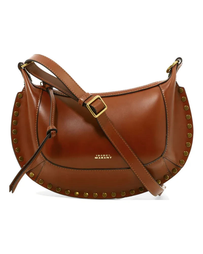 Isabel Marant Kleine Umhängetasche „Oskan Moon“ von Brown