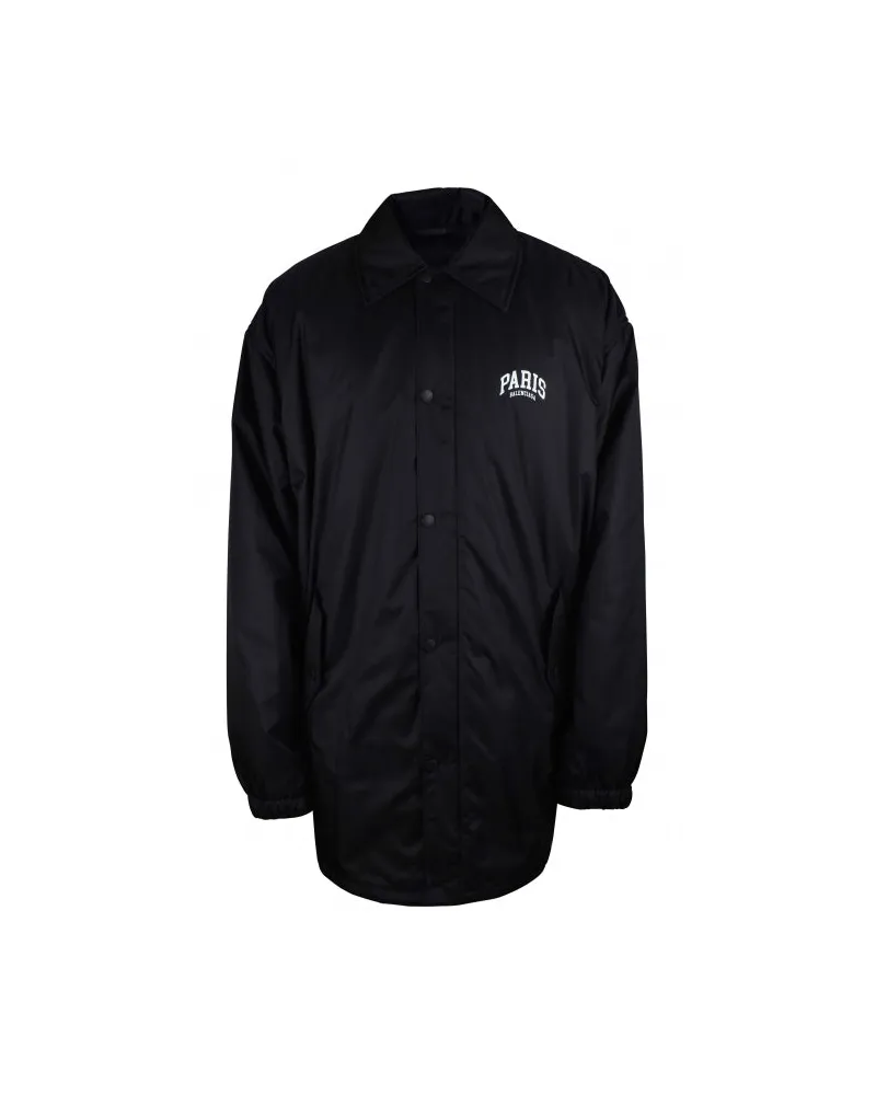 Balenciaga wasserdichte Jacke Black