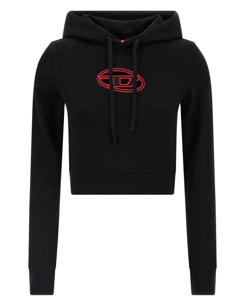 Diesel F Slimmy besticktes Pflanzen -Sweatshirt 9xxc