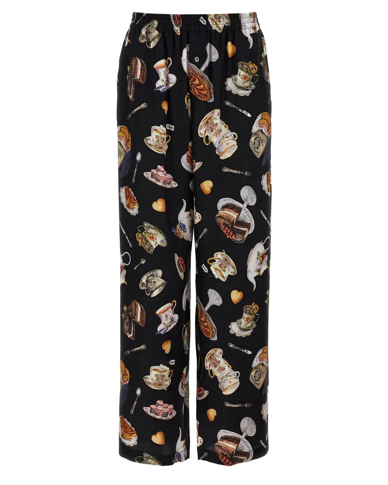 Moschino Tea Time' Printhosen Multicolor