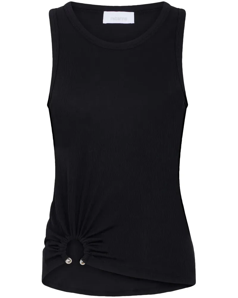 Paco Rabanne Asymmetrische Tanktop mit gesammelten Details P001
