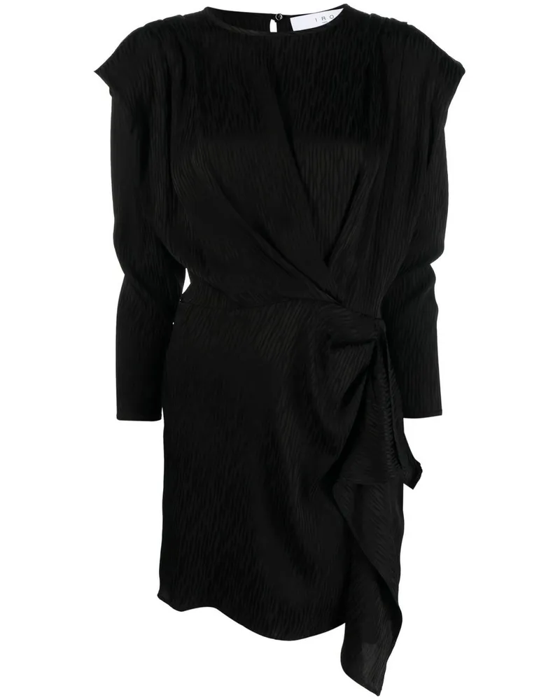 IRO hiari kurzes Viskose -Kleid Black