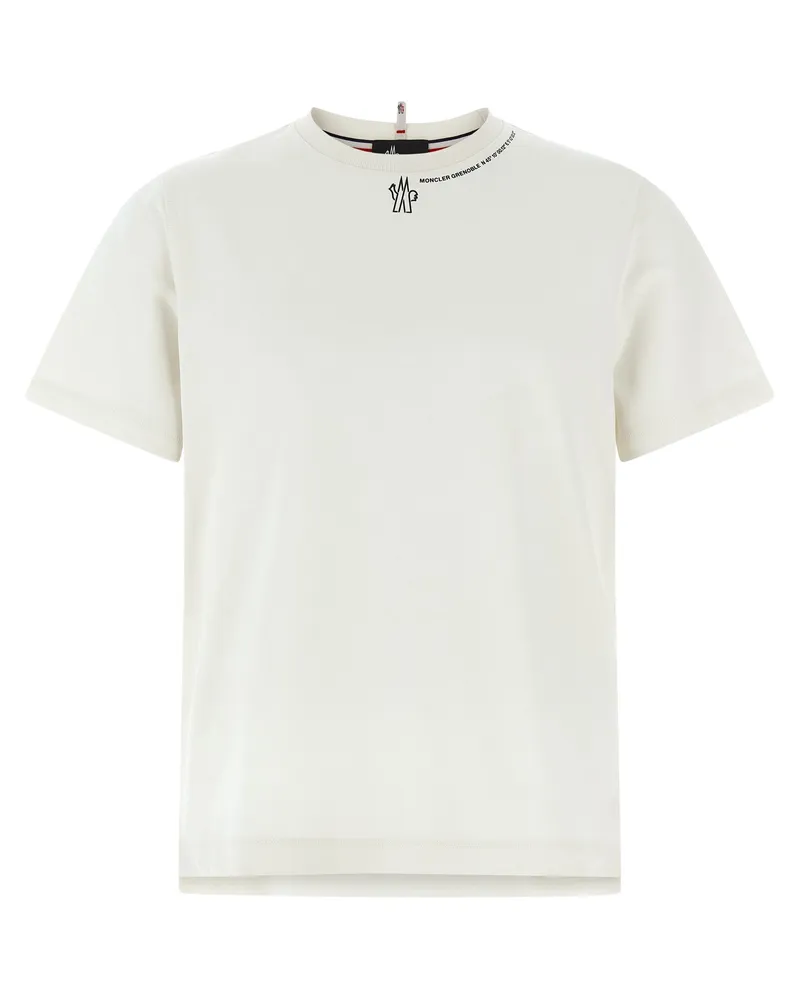 Moncler bedrucktes T -Shirt White