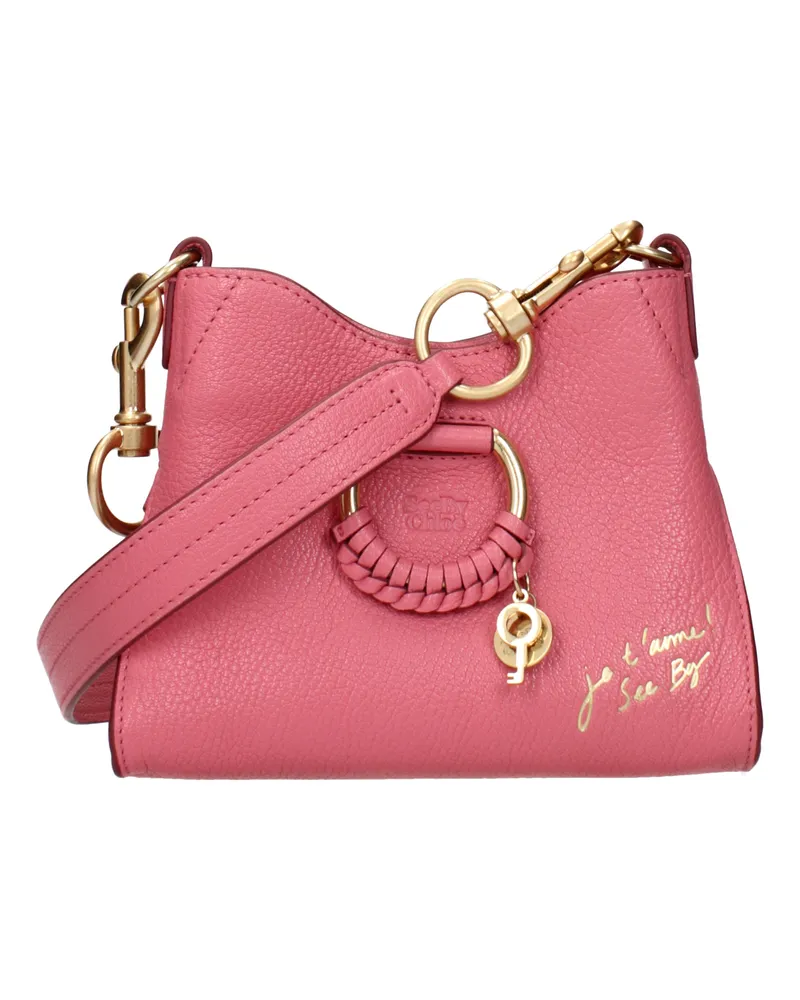 See by Chloé Damen's Rosa Leder-Umhängetasche -