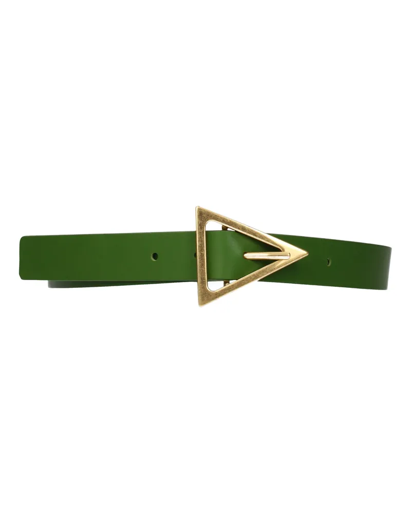 Bottega Veneta Damens Gürtel Grün/Avocado-Leder -