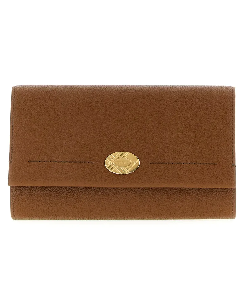 Burberry Cotswolds“-Geldbörse mit Kette Beige