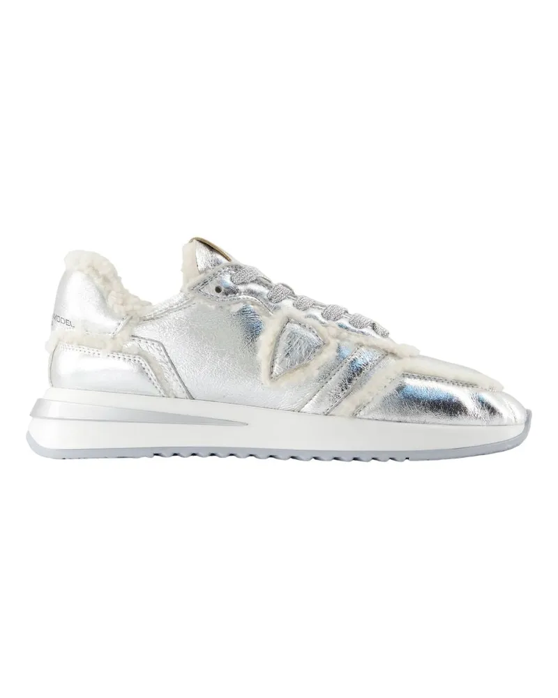 Philippe Model Tropez 2.1 Low Sneakers  Leder Silber Silver