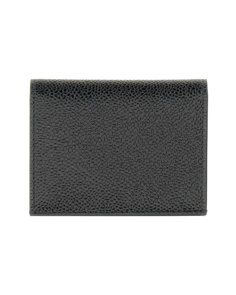 Thom Browne Lederkartenhalter Black