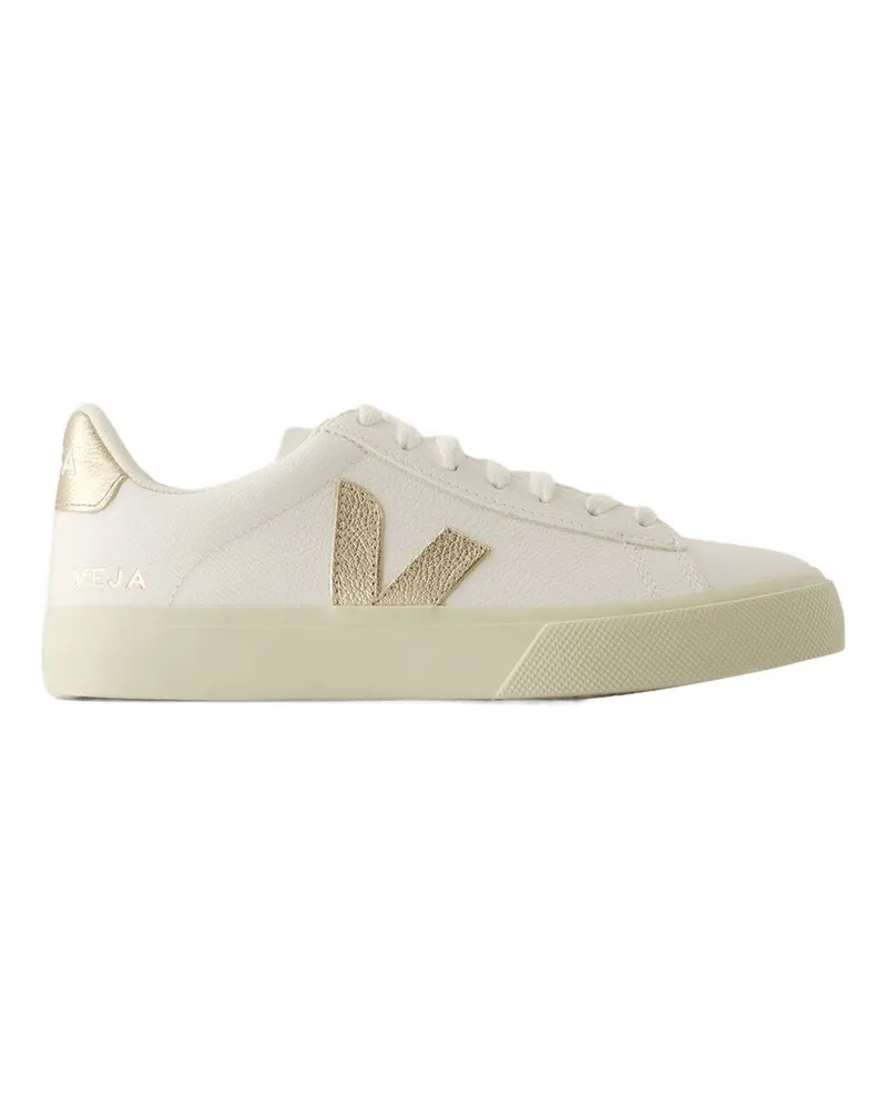 VEJA Campo Sneakers  Leder Weiß Platin White