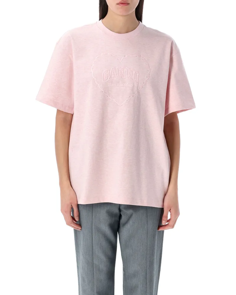 Ganni T -Shirts und Polos Chalk