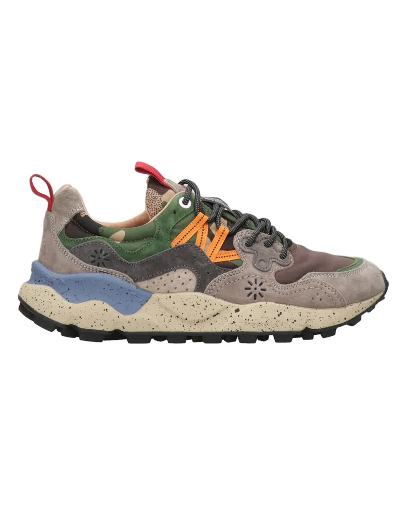 Flower MOUNTAIN Sneakers Marrone+verde