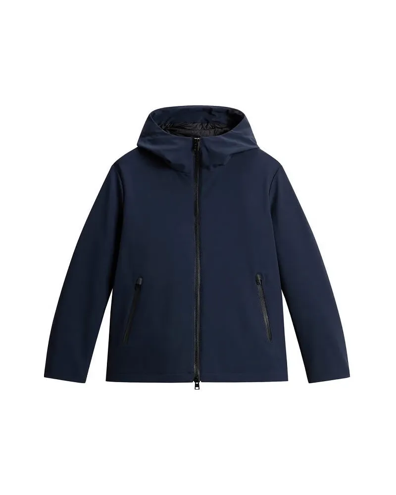 Woolrich Soft Shell Pacific Jacke Blue