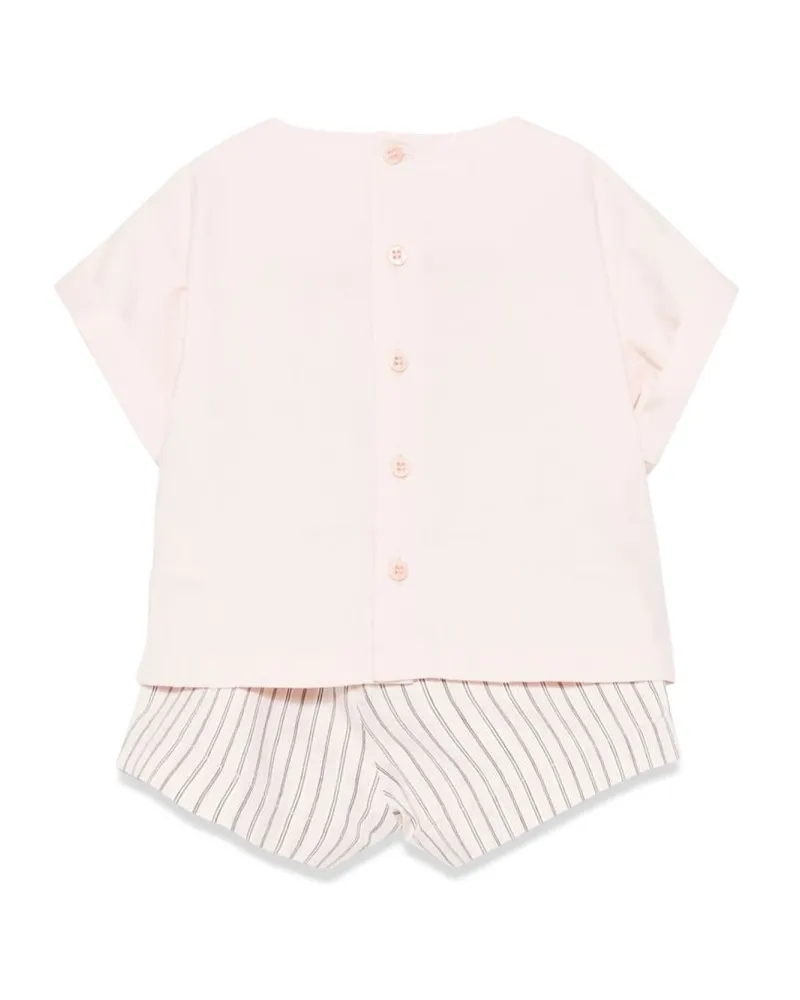 Il Gufo zweiteiliger Frappe -Anzug Pink