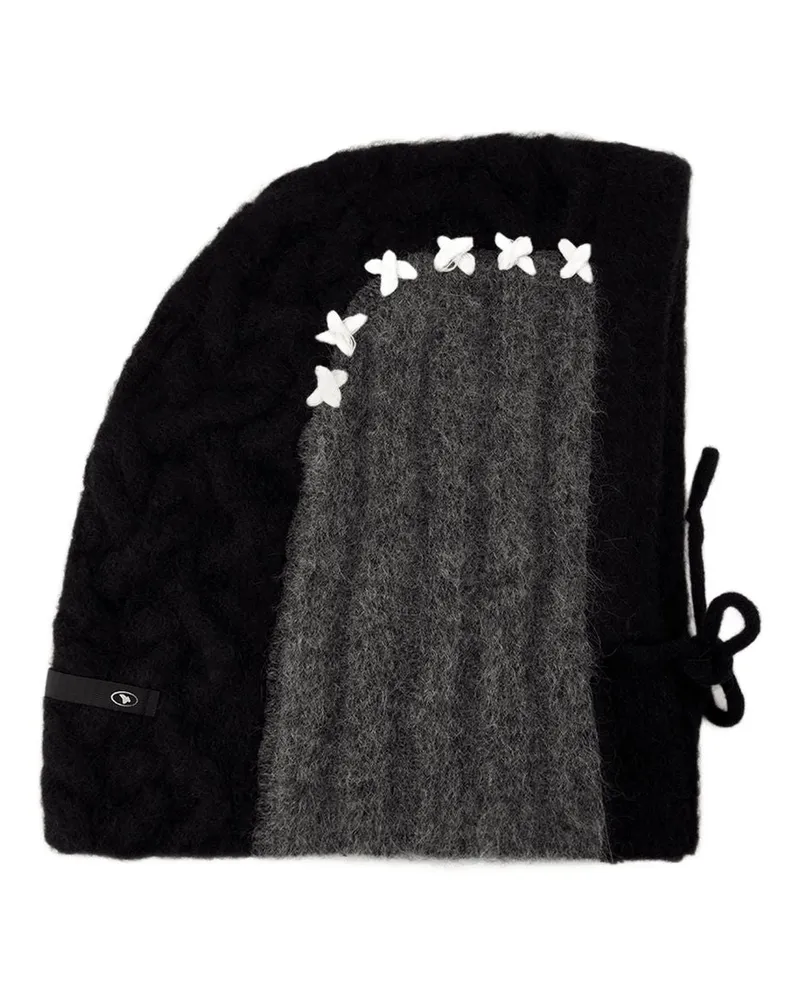 Adererror Balaclava -Ader -Fehler Nylon schwarz Schwarz